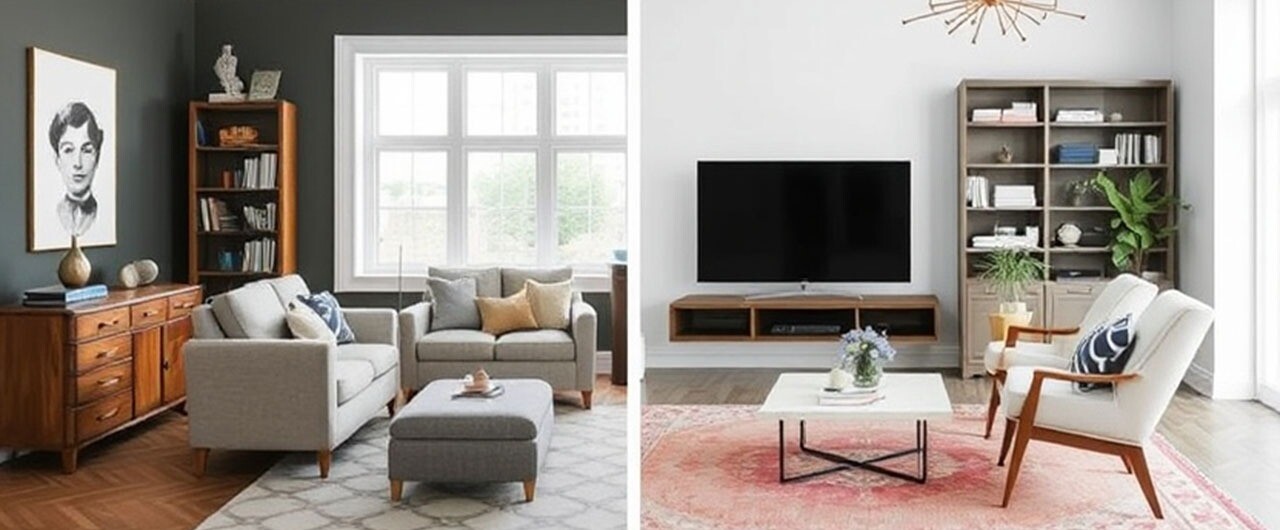 Modern ve Klasik Mobilya Stillerinin Buluşması